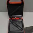Tasty Mini Sandwich Maker, Makes Sandwiches, Paninis, Grilled Cheese, Desserts, Quick Results, Easy Cleanup, 600W, Red