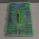 41-Piece Magnetic Nut Driver Set for Impact Drill Metric & SAE, Impact Socket Adapter, 2-IN-1 Ratchet Handle, Wing Nut Driver, Universal Socket, 1/4'' Quick-change Bit Holder