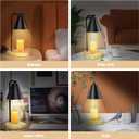 Metal Candle Warmer and Melter, Dimmable with 2 Bulbs, Home Decor and Gift for Christmas, Wedding