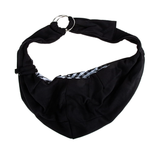 Pet Carrier Backpack Breathable Dog Sling Carrier Adjustable Strap Polyester Outdoor Travel Pouch Portable Pet Carrying Bag for Small Dogs and Cats