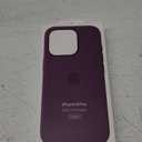 Apple iPhone 16 Pro Silicone Case with MagSafe and Camera Control: Lightweight Phone Case, Wireless Charging Compatible, Smooth Matte Finish; Plum