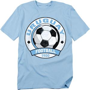 Distressd Soccer Ball Vintage Football Emblem Unisex Adult T-Shirt Collection (L)