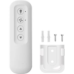 Ceiling Fan Remote Control Replacement for Hunter 99770 99392 99813, Compatible with Hunter 99770 99392 99118 99122 99123 99119, Light Dimmer 3-Speed Wall Mount (Remote Only)