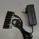 20V 2A AC DC Power Supply Adapter 20 Volts 2 Amps US Wall Charger, DC Plug 5.5x2.1mm & 2.5mm for 20volt 0.5A 0.8A 1A 2A, 500mA 800mA 1000mA 2000mA Equipment with 8 Tips ac dc adapter 100-240v, 50/60hz