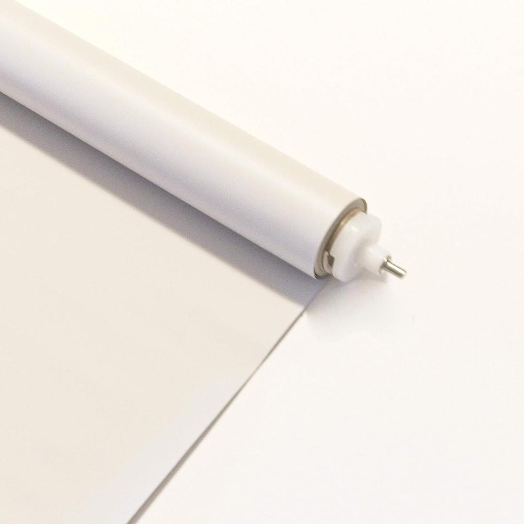 Blinds for Windows Blinds Vinyl Roller Shade - Easy to Install Cordless Room Darkening Roller Shades for Indoor Windows - Block Out Light & UV, Thermal, Pull Down and Up (White, 73.25Wx72L)