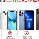 Lovmooful Compatible for iPhone 13 Pro Max Case Cute Color Card Holder Design for Girls Women Soft TPU More Shockproof Protective Girly for iPhone 13 Pro Max Case-White