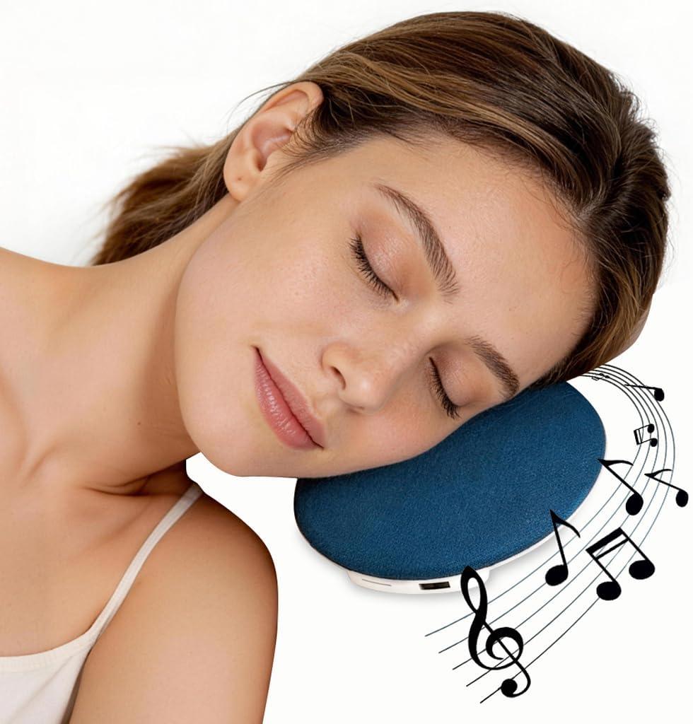 Under Pillow Speaker - Mini Portable Bluetooth Pillow Speaker for Sleeping with White Noise, Timer Ultra-Thin Wireless Sleep Aid Headphones for Adults, Kids, Side Sleepers