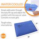 K&H Pet Products Coolin' Pet Pad Dog Mat, Portable Dog Cooling Mat for Travel or in Home, Perfect for Carriers, Crates, Outdoor Houses, Yards, Porches, Pet Beds & More - Medium 20 X 15in Chill Blue