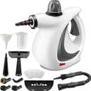 Handheld Steam Cleaner 11-Piece Accessory Set, Perfect for Stain Removal, Curtains, Car Seats, Floor, Window Cleaning, Grey