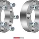 5x5 Wheel Spacers for Chevrolet for Tahoe for C1500 for Express 1500, for Jeep for Grand Cherokee for GMC for Yukon, 2Pcs 1.5inch Wheel Adapters & Spacers with 14x1.5 Studs 87.1mm Bore