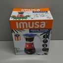 IMUSA Puerto Rico Boricua Flag Espresso Maker 6 Cup or 3 Cup | Limited Edition Moka Pot Coffee Maker | Cast Aluminum & Tritan Stovetop Espresso Machine | Traditional Puerto Rican Boricua Coffee Pot