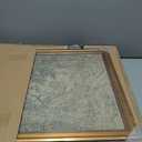 HUARCEY Gold Framed Canvas Wall Art, Antique Sketch Landscape Pictures Vintage Decor, Bedroom Kitchen Shelf Decor, Dark Moody Retro Country Farmhouse Canvas Paintings, 16x24inch