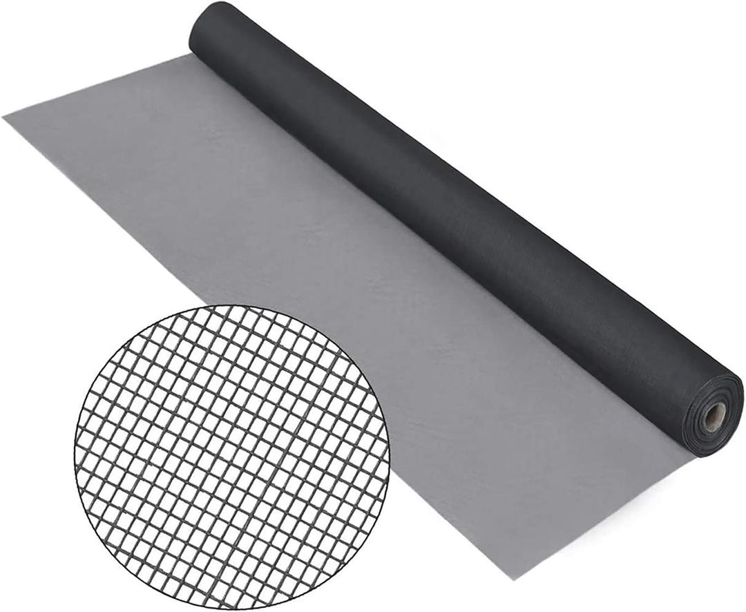 Fiberglass Window Screen Roll 36in x 100ft DIY Custom Screens Replacement Mesh for Windows Doors Patio Screens Premium Pet Proof Screen Porch Screen for Outdoor Kitchens Tree Houses Pool Houses