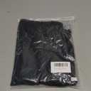 Women's V-Neck Short Sleeve T-Shirt Loose Fit Stretchy Casual Top Breathable Vacation Blouse 2XL, Black