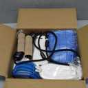 Exercise Ball, Daisy Shaped Yoga Ball Base with Resistance Bands for Stability, Yoga, Balance & Preganancy, Anti-Burst Ball Chair for Office, Home & Gym(65cm/22in) (Blue Set)