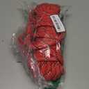 Wellmax Diamond Braid Nylon Rope, 3/8 in X 50 Foot, UV Resistant, High Strength and Weather Resistant - Red