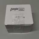 Pangda 2 Pcs Flexible TPE Coupling with Stainless Steel Clamps for Plastic and Copper Plumbing Connections, High Temperature Resistant Material, Black (Fit 2 Inches Pipe)