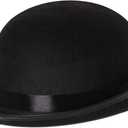 Spooktacular Creations Bowler Hat for men, Top Derby Hats Victorian Accessory Halloween Costume Accessories for Adults Halloween Cosplay Party