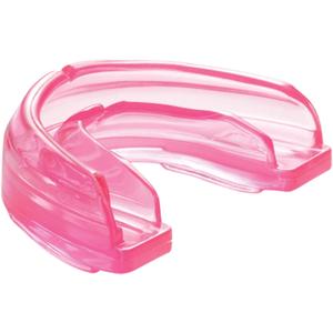 Shock Doctor Mouth Guard for Braces, Upper Teeth Protection, Instant Fit, Adult & Youth Sizes (Pink)