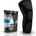 POWERLIX Leg Sleeve - Best Knee Brace for Leg Pain for Men & Women Knee Support for Running, Basketball, Volleyball, Weightlifting, Gym, Workout, Sports, Medium