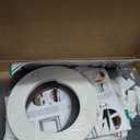 Magnetic Window Screen, DIY Window Screen for House Adjustable Fiberglass Mesh White Frame Grey Net Self Adhesive Easy Installation (32"x23"(81x58cm))