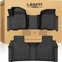 LASFIT Floor Mats 2019-2026 for Chevy Silverado/GMC Sierra 1500, 2020-2026 2500HD 3500HD, Crew Cab Only/Bench Seat (Only Fit with Rear Under-Seat Storage, But Not Fit 2nd Row Plastic Storage)