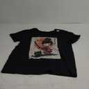 Cute Kawaii Samurai Girl with Katana & Cat Japanese Anime T-Shirt, Size: 1X