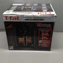 T-fal Infrared Air Fryer, 2x Faster Than Traditional Heating*, Large Air Fryer Toaster Oven Combo, 6 Qt Digital Touch Screen, 7-in-1 Cooking Functions, No-Shake Technology, 1550W, Black,