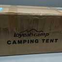 LOYEAHCAMP 8 Person Larger Extended Dome Camping Tent with 3 Rooms, Waterproof Semi-Freestanding Family Outdoor Tent with Spacious Interior and Mesh Windows