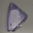 Sotfamily Plastic Shower Caddy Corner (for 90 Only), 2 Pack Adhesive Corner Shower Shelves for Bathroom Organizers and Storage, Crystal