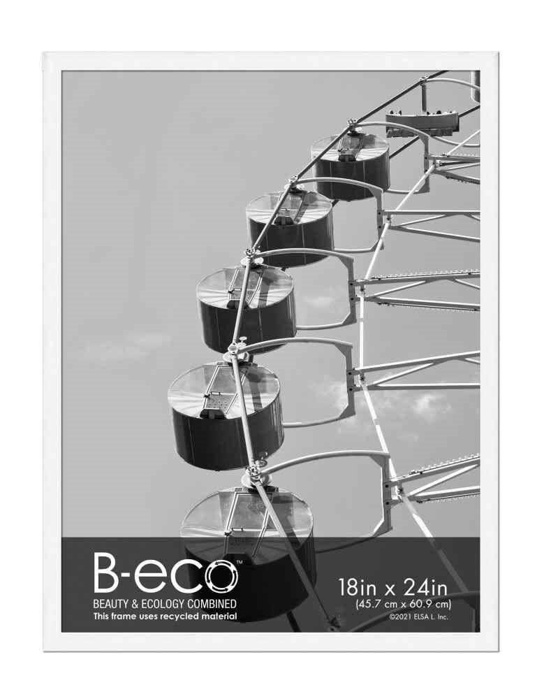 16x20 Poster Frame Modern Flat White