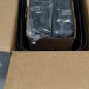 2 Pack 2.7 Gal Bathroom Trash Can with Lid, Automatic Trash Can Small Smart Garbage Can Touchless, Slim Motion Sensor Waterproof Plastic Trash Bins for Bedroom Office Kitchen Toilet Black