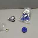 Dexspoeny 7Pcs Sink Water Filter with Filter Elements Set, Universal Sink Faucet Filter 360°Rotating, Sink Faucet Filter Removes Fluoride Hard Water, Tap Water Filter for Home Kitchen Sink