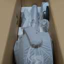 DREO Fan for Bedroom, 120° Oscillating Standing Fans, Quiet Floor Fan with DC Motor, 100ft Pedestal Fans for Room, 9 Speeds, 4 modes, 20dB, 120° Manual Vertical, 37-42" Adjustable Height, 9H Timer