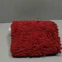 OLANLY Bathroom Rugs 30x20, Extra Soft Absorbent Chenille Bath Rugs, Rubber Backing Quick Dry, Machine Washable Bath Mats for Bathroom Floor, Tub and Shower, Home Decor Accessories, Burgundy