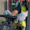 ANDANDA Cut Resistant Gloves, Food Grade Safety Kitchen Cuts Work Gloves for Oyster Shucking, Grey 12 Pairs (X-Large)