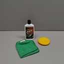 Meguiar's PlastX Clear Plastic Cleaner & Polish (10 oz) Bundle with Microfiber Cloth & Foam Pad (3 Items)