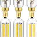 Dimmable E12 LED Bulbs 6W, T6 Edison Light Bulbs Soft White 3000K, 60W Candelabra Incandescent Bulbs Equivalent Vintage LED Filament Edison Candle Bulb, 600lm, 6Pack.