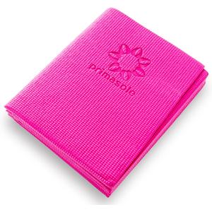 Primasole Folding Yoga Travel Pilates Mat Foldable Easy to Carry to Class Beach Park Tear resistant Travel Picnics 4mm Thick 9 Colors