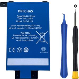 Battery for 58-000049, MC-354775-05, S13-R1-D,S13-R1-S,K Paperwhite 2013, Paperwhite 6 Gen, Paperwhite 6 2015, 3.7V 1420mAh(5.25Wh)