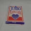 Gamie Giant Poker Jumbo Playing Cards - 10.5 Inches X 14.5 Inches - Extra Large Playing Cards Set with 2 Jokers - Huge Casino Game Cards for Kids and Adults - Oversize Poker Party Decorations - 1 Pack