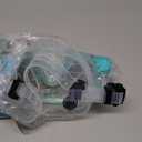 Snorkel Set Adults Snorkeling Gear Anti-Fog Panoramic View Swim Mask Dry Top Snorkel Kit with Carry Bag for Snorkeling Scuba Diving Swimming Travel (A-Green+Transparent)