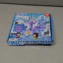 Magnetic Blocks - 100Pcs 0.8in Magnetic Building Block for Kids Ages 4-8, Transparent Magnet Block Blue Princess Castle, Magnet Cubes Tiles Princess Toy for Girl 3 4 5 6 7 8-12 Birthday Gift