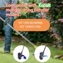 KST 120X-06 Replacement SpoolCompatible Kobalt Weed Eaterfor Kobalt KST 120X Trimmer Spool,for Kobalt Weed Eater String (6 Spools+1 Caps)