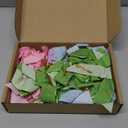 24 Pcs Candy Christmas Bows for Christmas Tree 6 Inch Candy Velvet Ribbon Bows for Wreath Xmas Gift Wrapping Garland Wedding Holiday Party Crafts Decoration(Pink, Blue, Purple, Green)