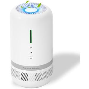 Air Purifiers for Home,H13 HEPA Small Air Purifier for Room up to 960ft,Air Purifiers for Home Pets,Odor,Dust,Quiet Air Cleaner for Office,Living Room,Bedroom,Kitchen,White 1 Pack