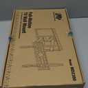 Mounting Dream TV Wall Mount for 32-65 Inch Television,Mount with Swivel and Tilt, Full Motion Bracket with Articulating Dual Arms, Fits 16inch Studs, Max VESA 400X400 mm, 99lbs, MD2380 (Black)