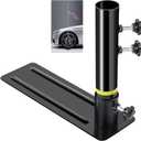 Flagpole Tire Mount, Portable Metal Flag Pole Wheel Stand Tailgate Tire Mount Flagpole Holder Universal for Stand Fits 1.77'' Flag Pole Ideal for Cars RVs Truck Camping Tailgating and Outdoor Events