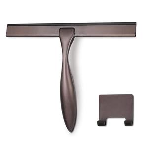 Hiware All-Purpose Shower Squeegee for Shower Doors, Bathroom, Window and Car Glass - Bronze, Stainless Steel, 12 Inches