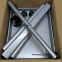 Salon Seor Salon Tray Cart,Instrument Tattoo Trolley Tray with Wheels Adjustable Height,Height Adjustble Hair Color Storage Tray Cart (New Silver)